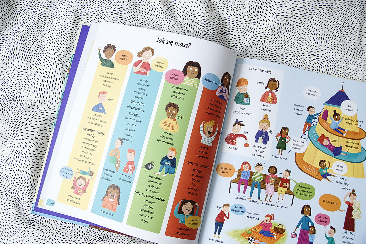 jak to powiedzieć, ilustrowany słownik synonimów, książki dla dzieci; książki dla 7-latki
